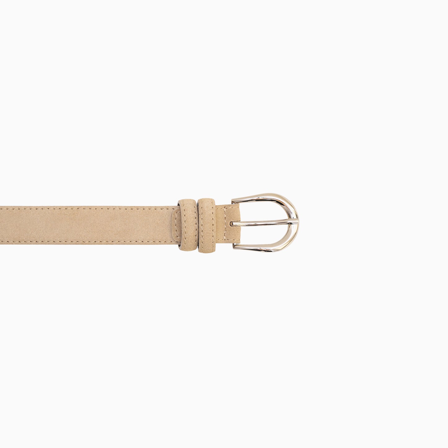 Beige Suede 1" Belt