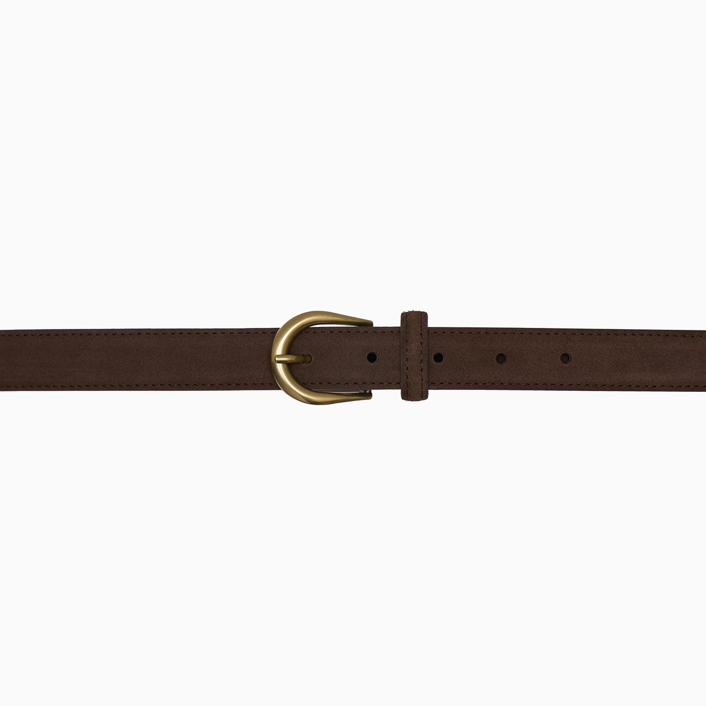 Brown Suede 1" Belt