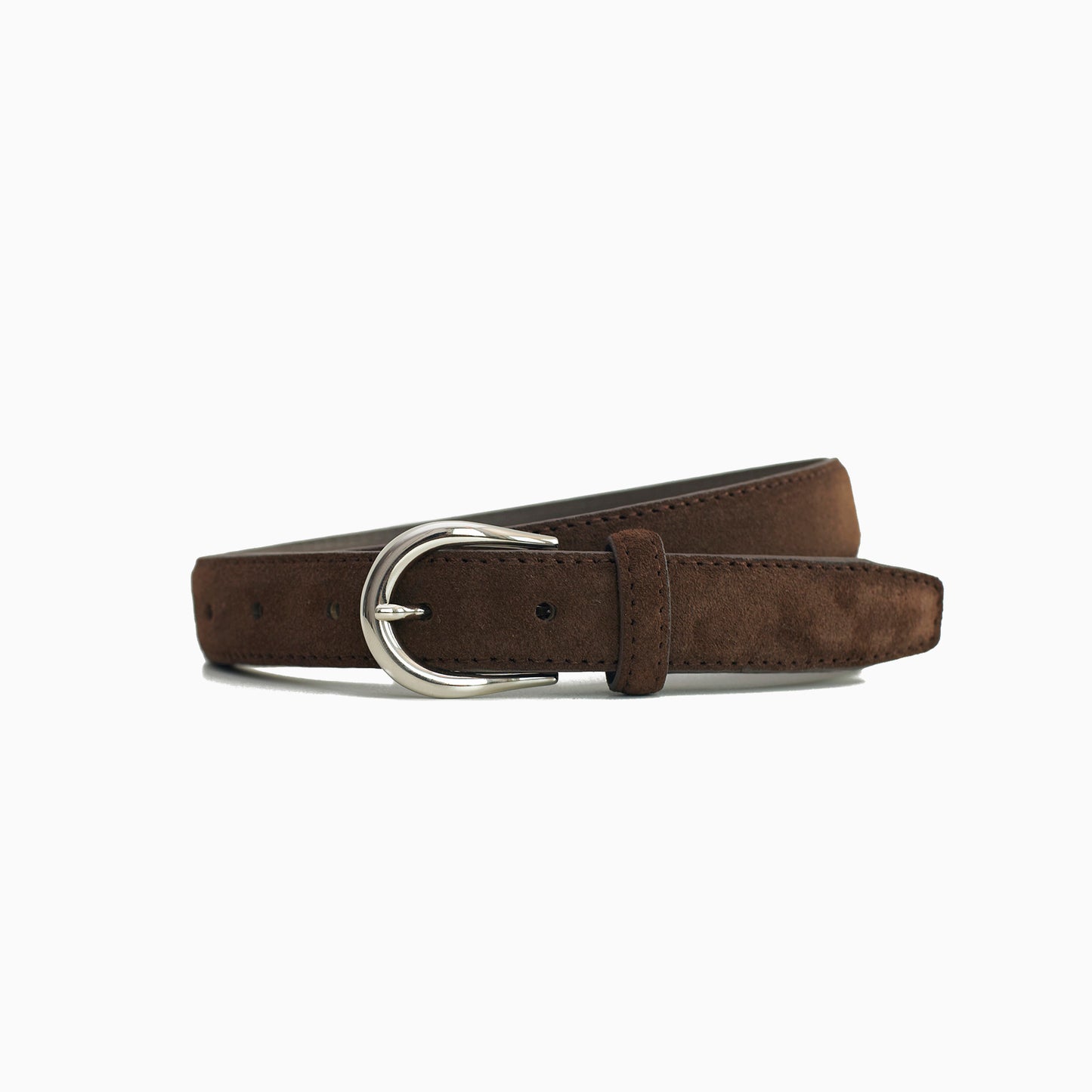 Brown Suede 1" Belt