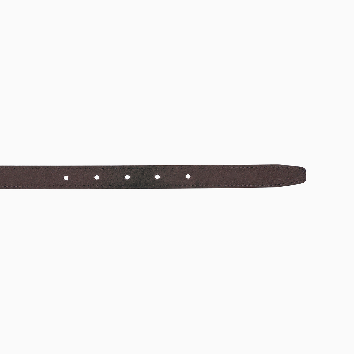 "Hollywood" Brown Suede Narrow Belt