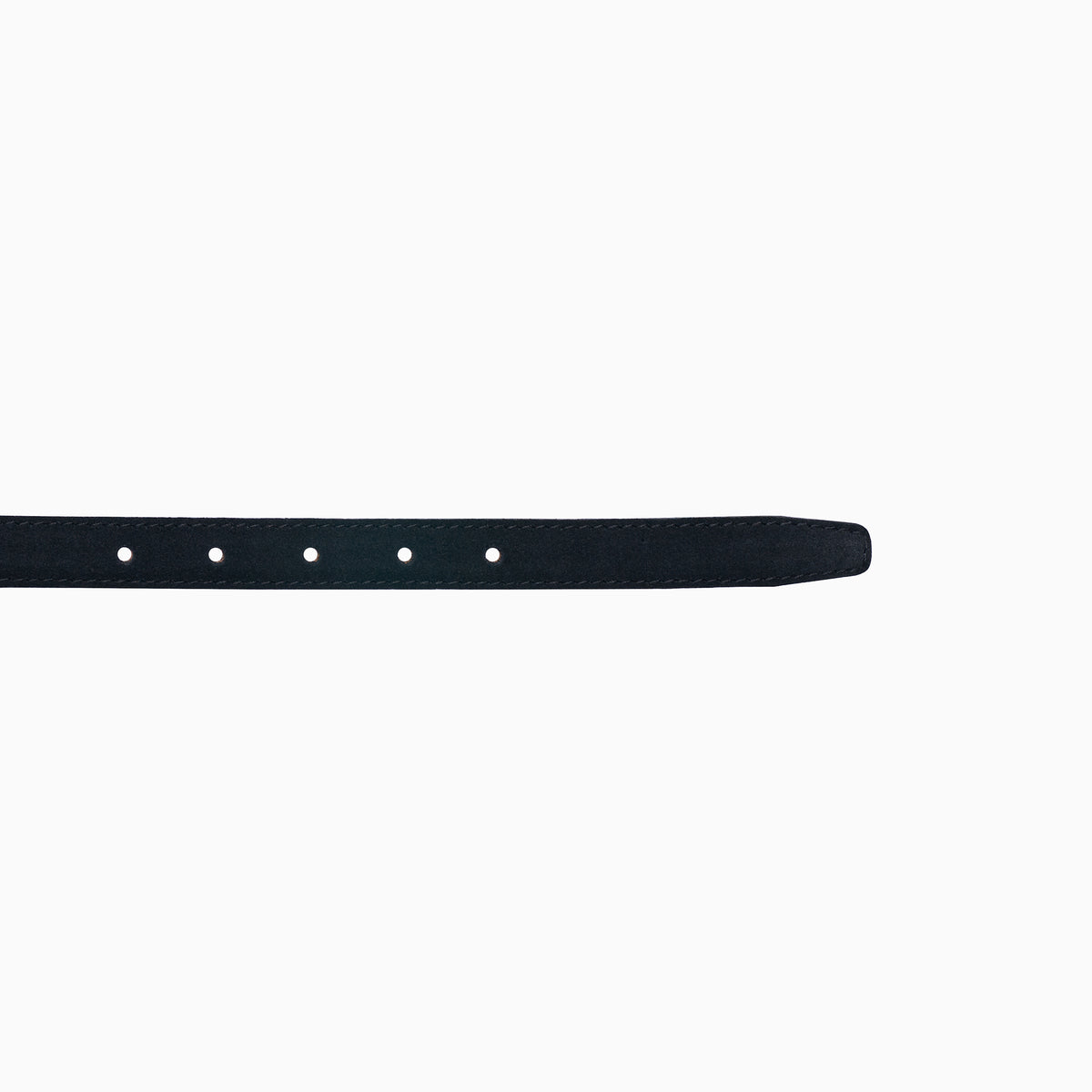 "Hollywood" Black Suede Narrow Belt
