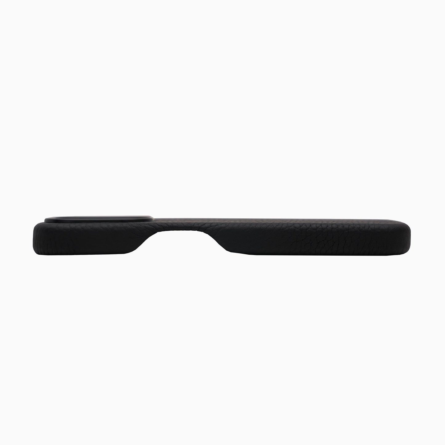 IPhone 15 Pro Max Pebble Leather Case - Black