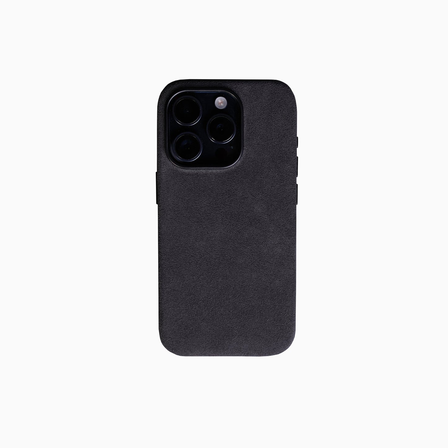 Etui na iPhone 15 Pro Max - Szara Alcantara