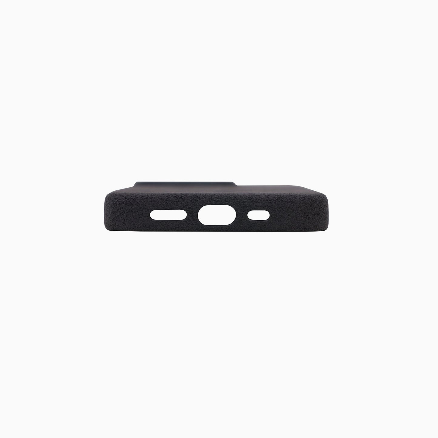 Etui na iPhone 15 - Szara Alcantara