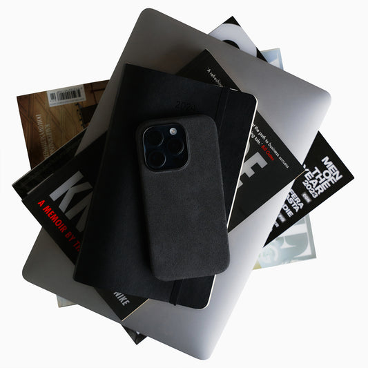 IPhone 15 Pro Alcantara Case - Gray
