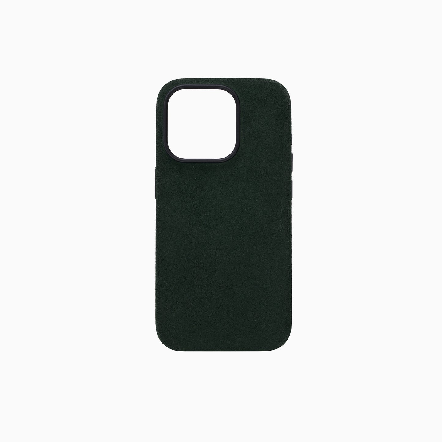 Etui na iPhone 15 Pro - Zielona Alcantara