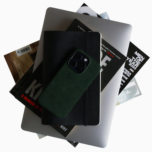 IPhone 15 Pro Alcantara Case - Green