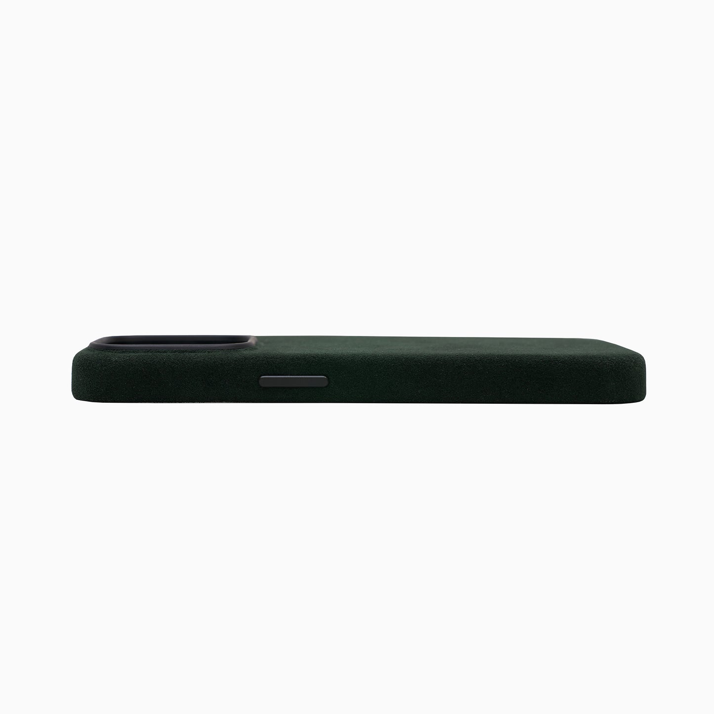 Etui na iPhone 15 Pro - Zielona Alcantara