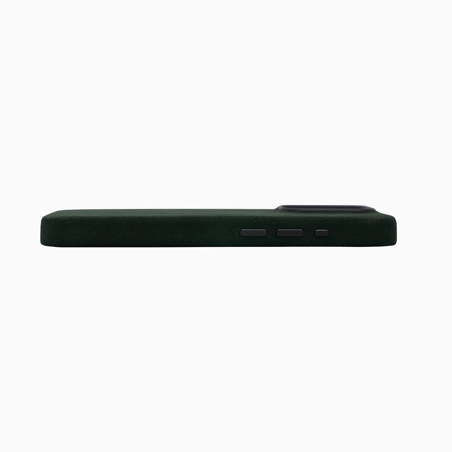 Etui na iPhone 15 Pro - Zielona Alcantara