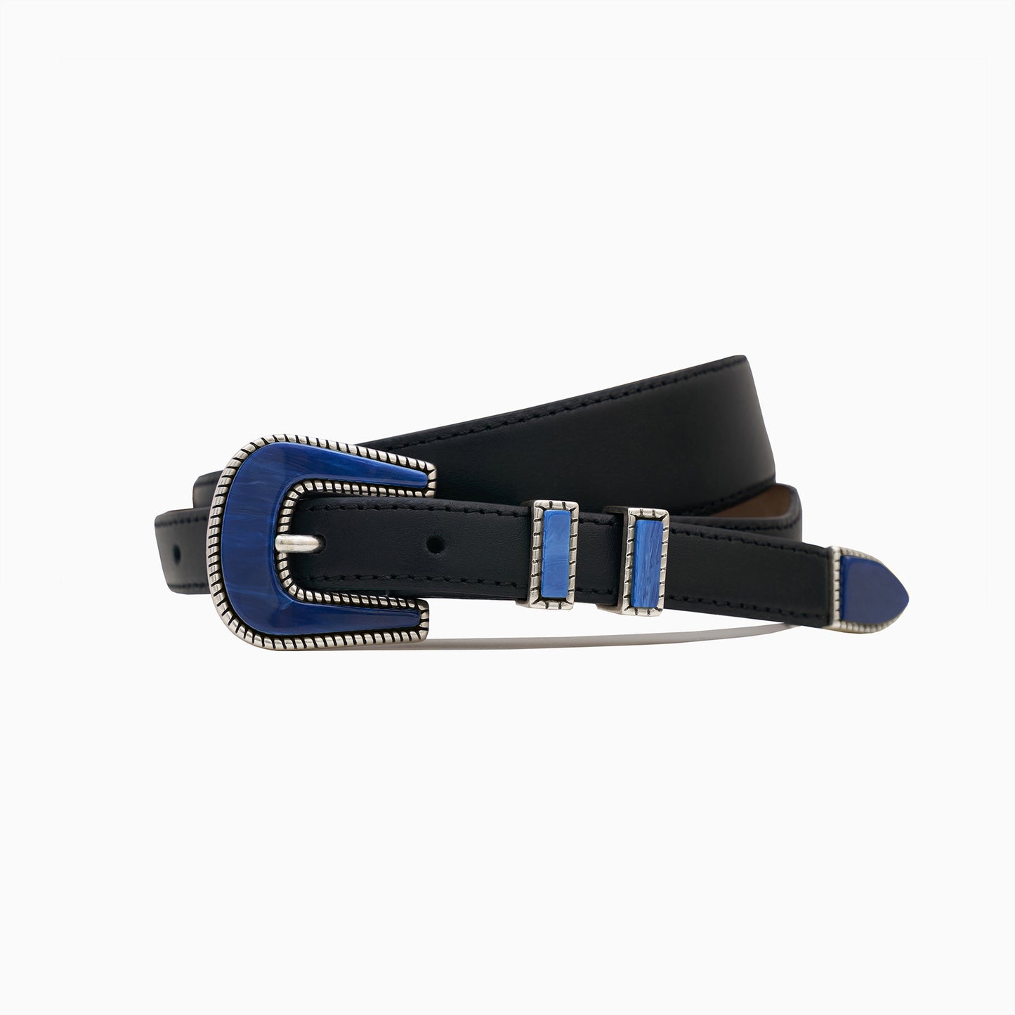 "Cowboy" Belt Black Leather