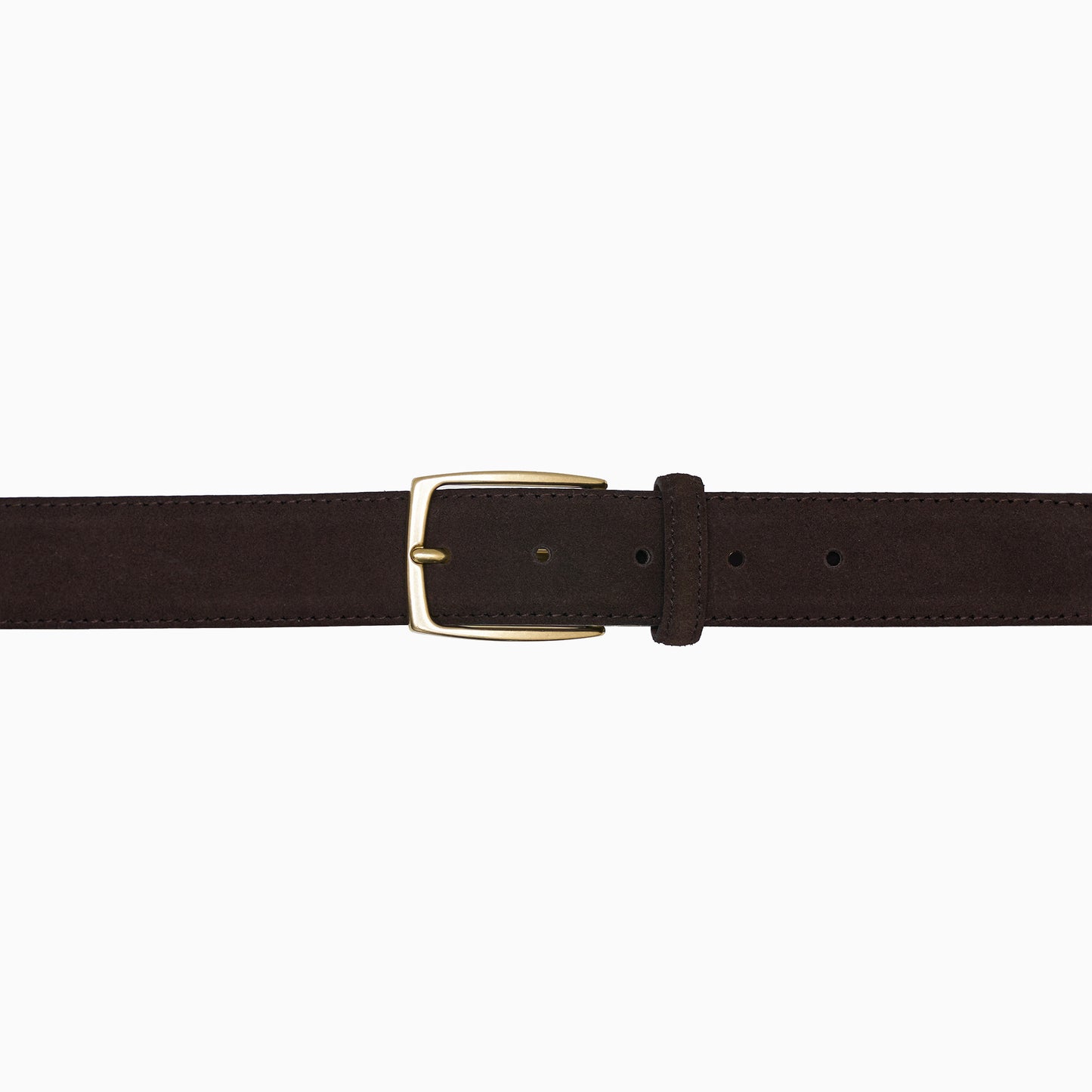 Dark Brown Suede Belt