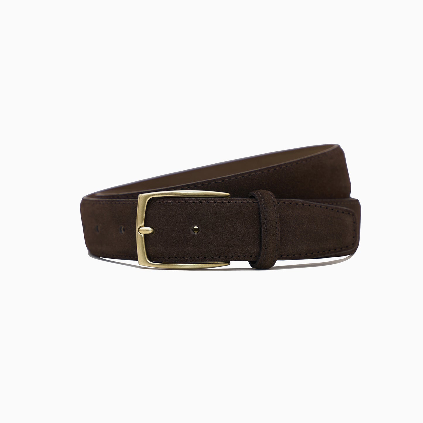 Dark Brown Suede Belt