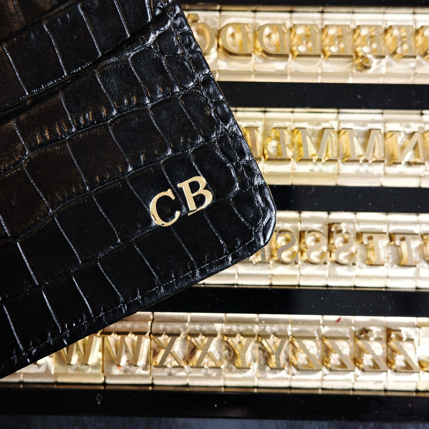 Slim Wallet "Croco"