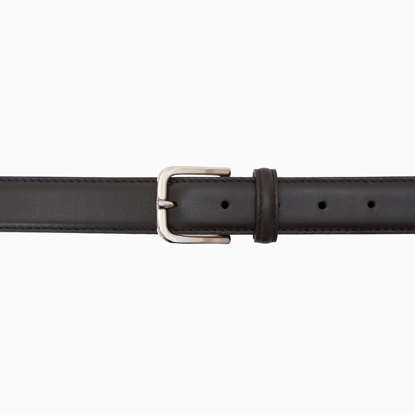 Brown Leather Simple Belt