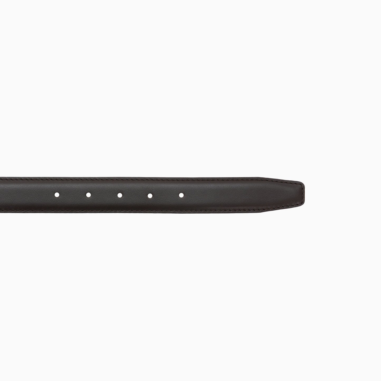 Brown Leather Simple Belt