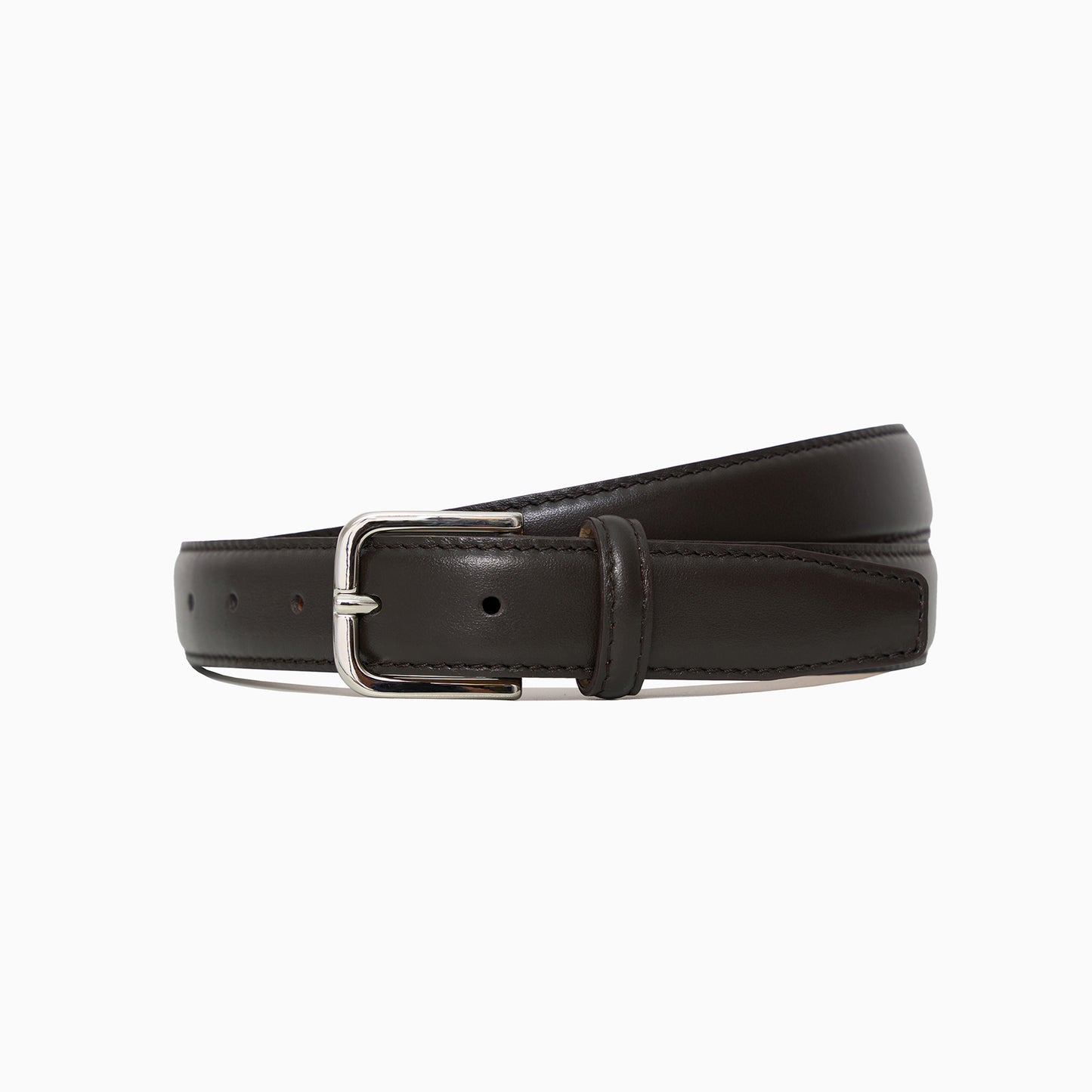 Brown Leather Simple Belt