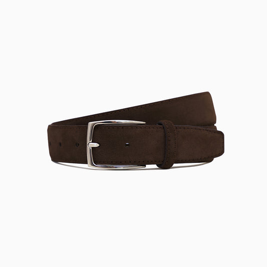 Brown Suede Belt