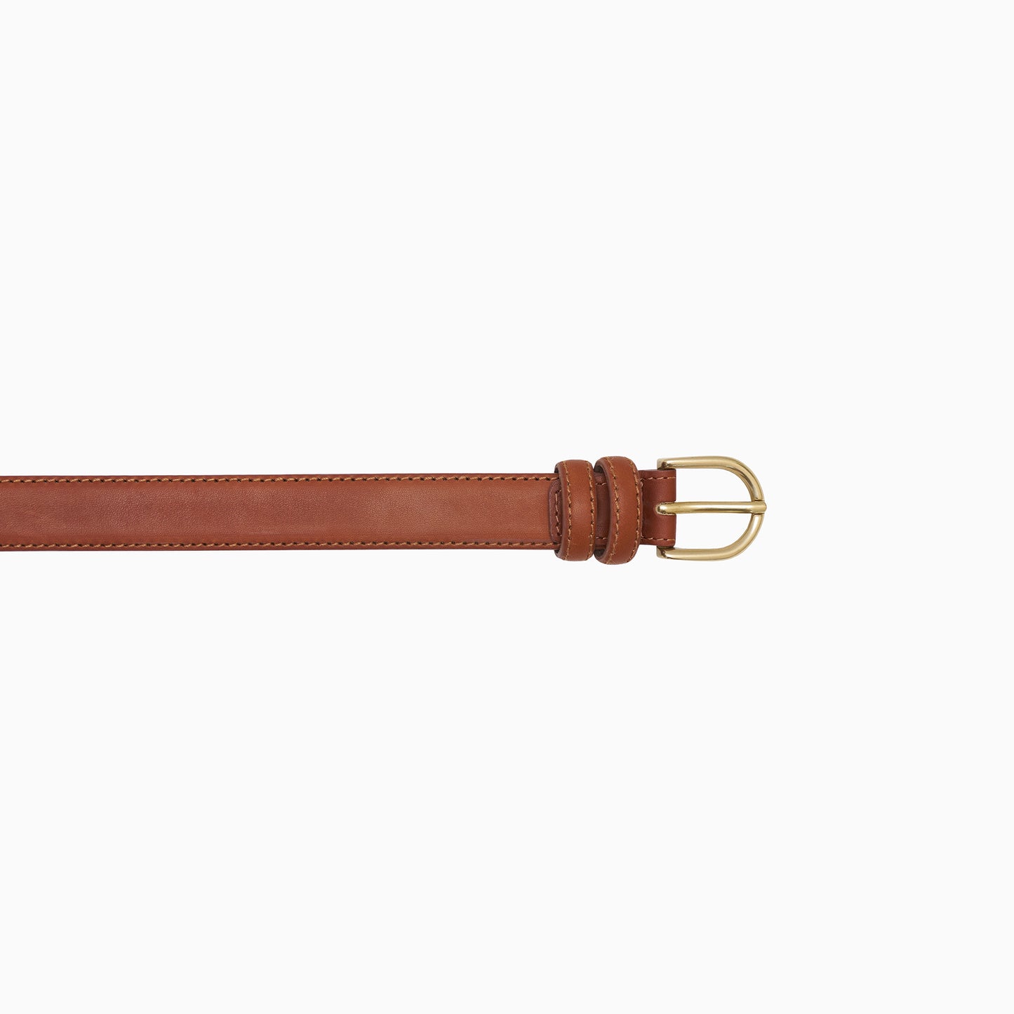 Cognac leather 1" Belt