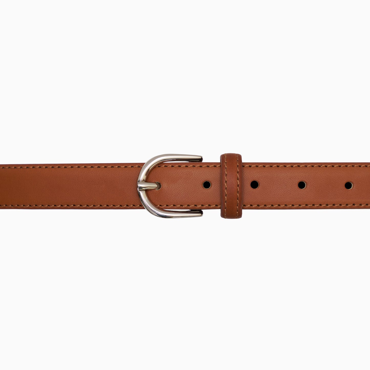 Cognac leather 1" Belt