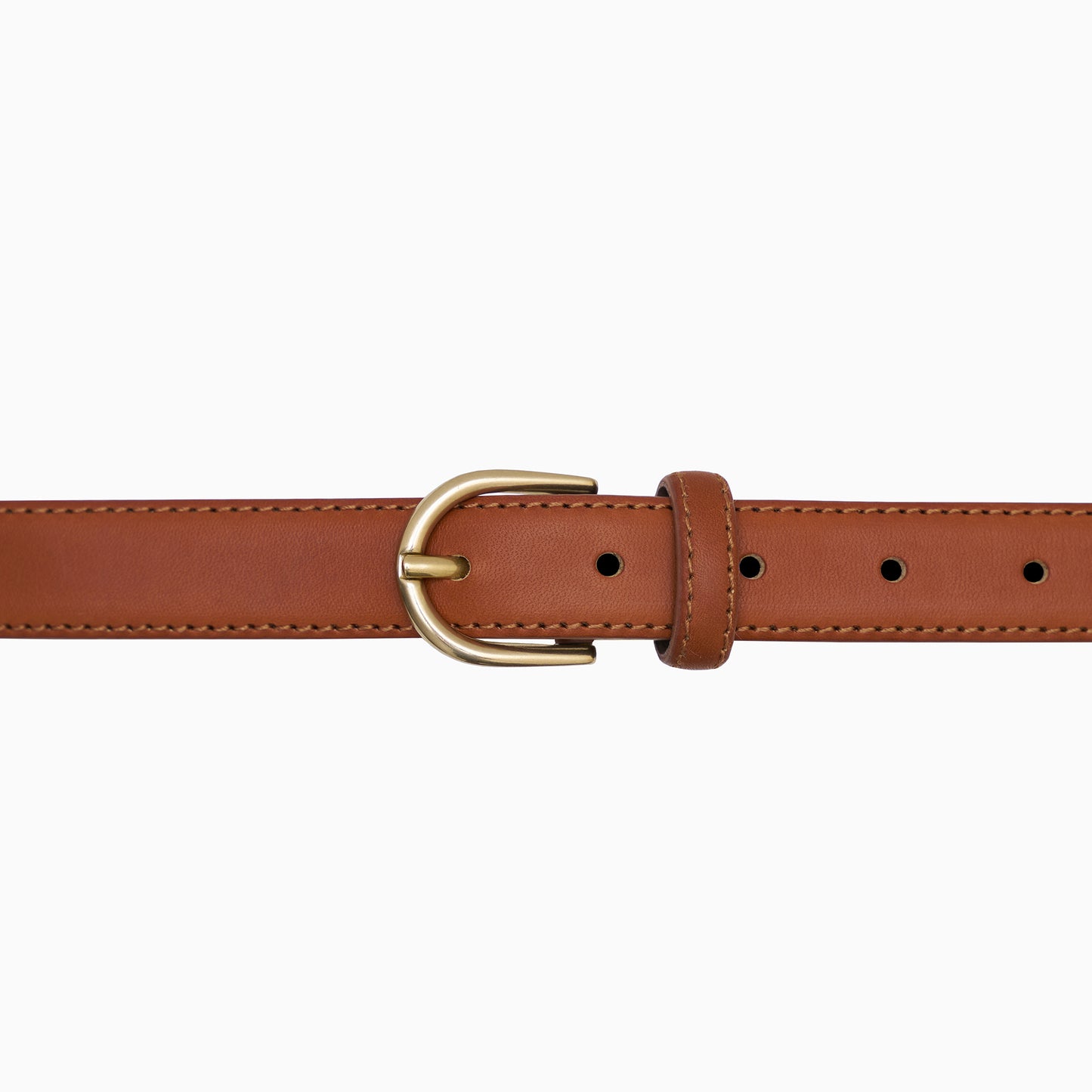 Cognac leather 1" Belt