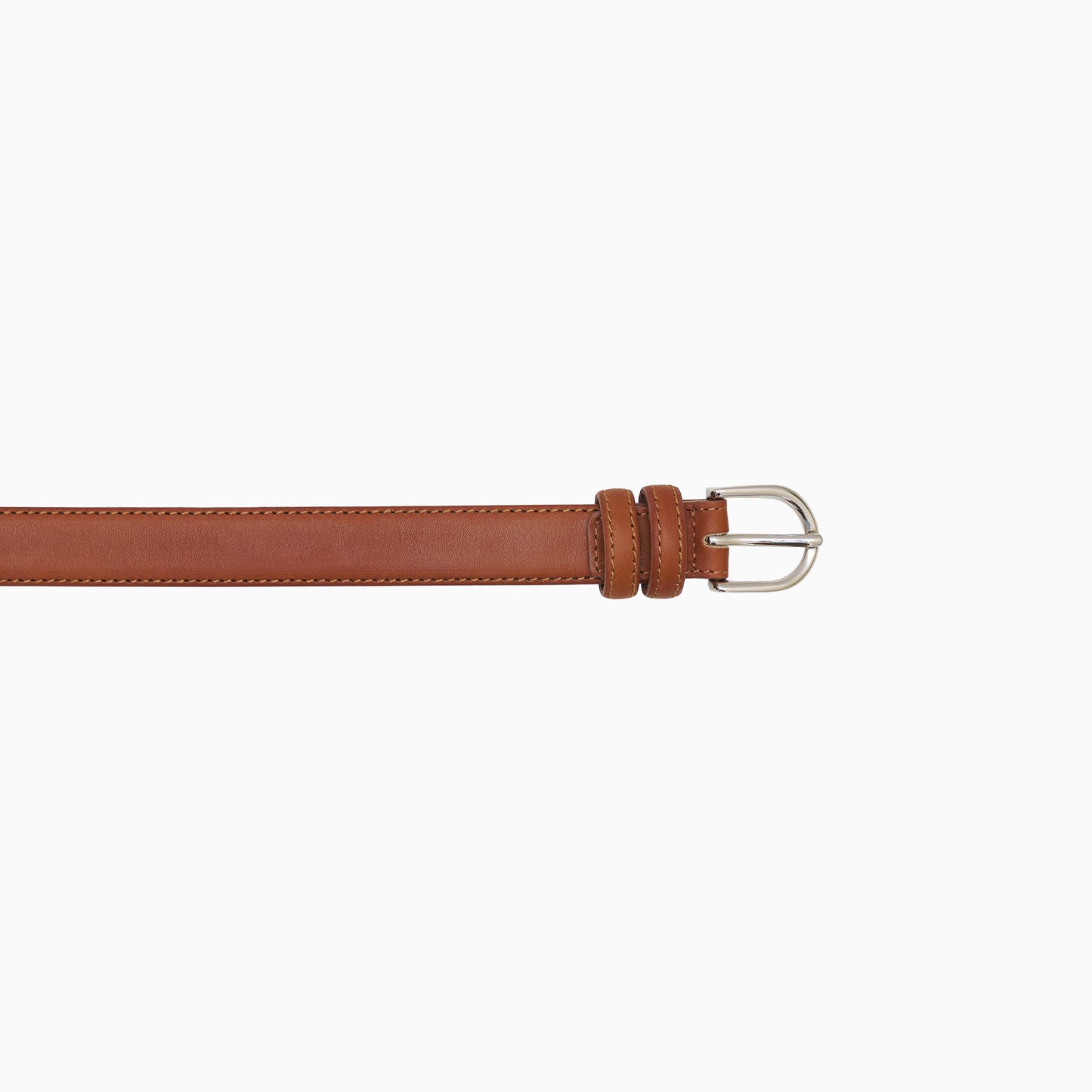 Cognac leather 1" Belt