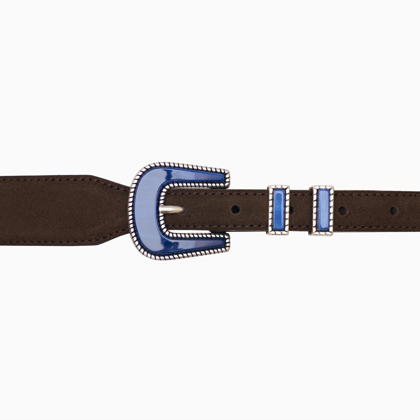"Cowboy" Belt Cocoa Suede