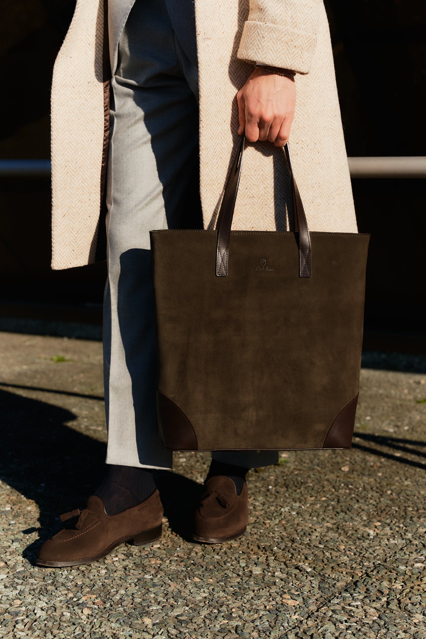 Suede Tote Bag