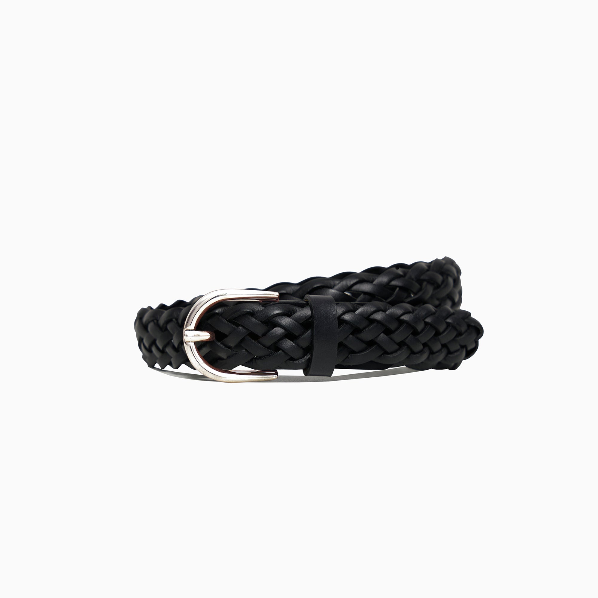 Hand-Braided Black Leather 1