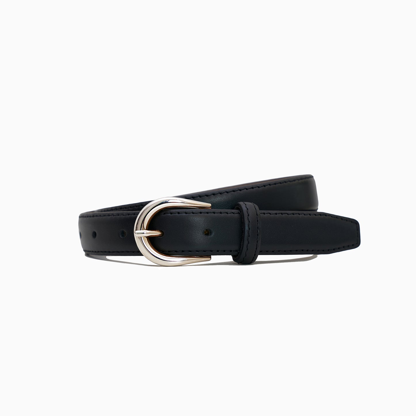 The Black Classic - 1" Leather Belt