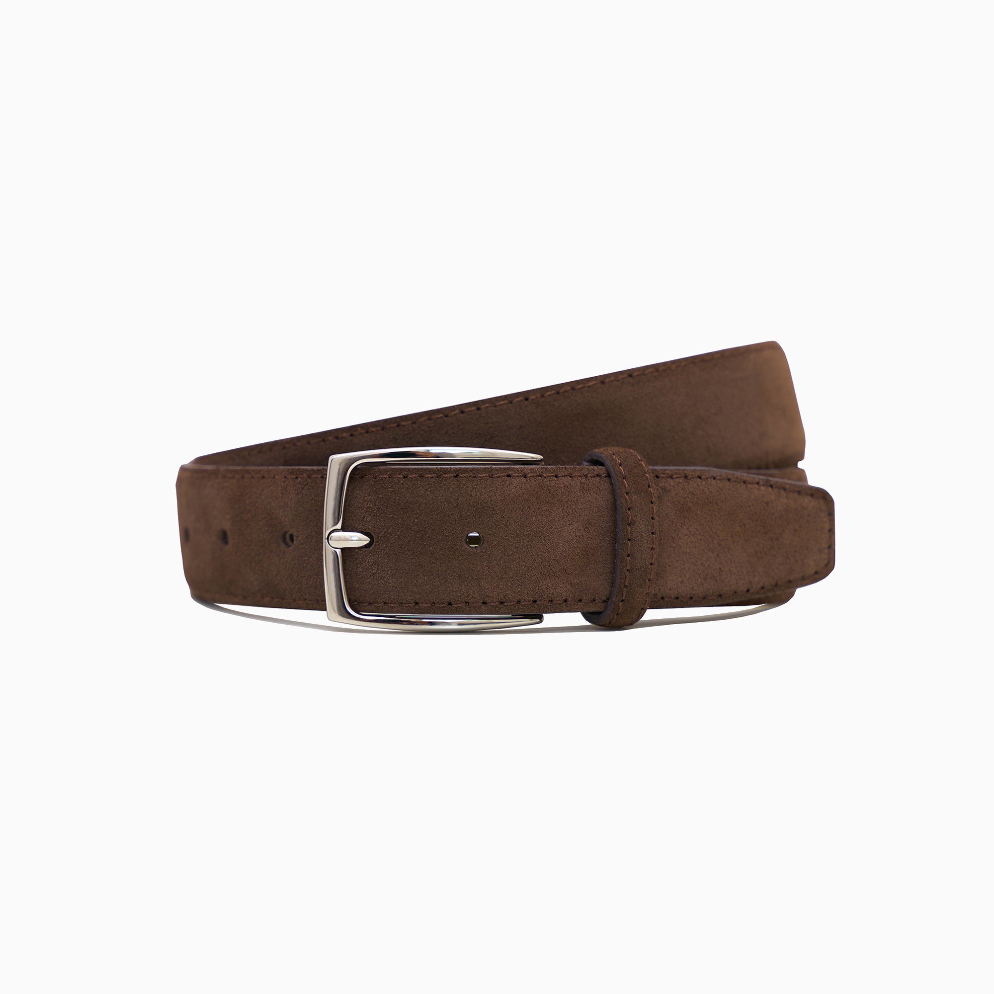 Brown Suede Belt – Sartolane