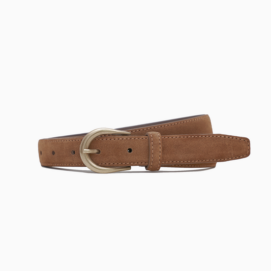 Cognac Suede 1" Belt