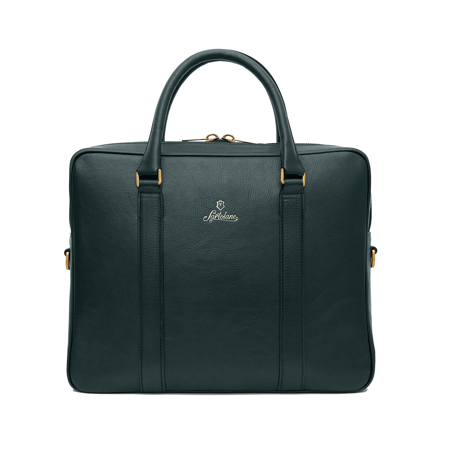 Bottle green leather