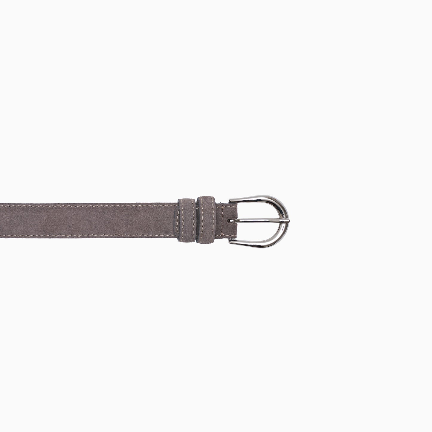Grey Suede 1" Belt