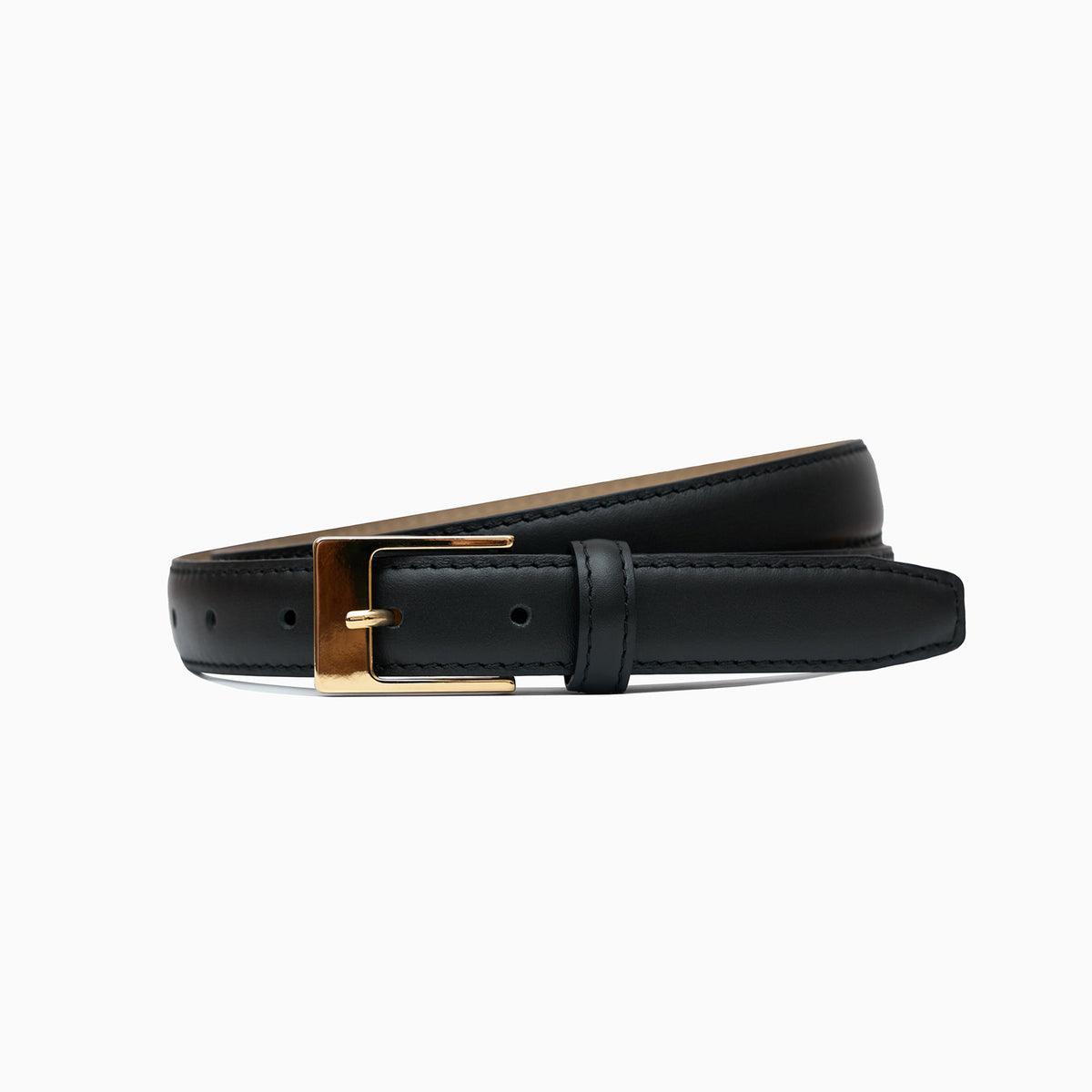 "Square" Black Classic 1" Belt